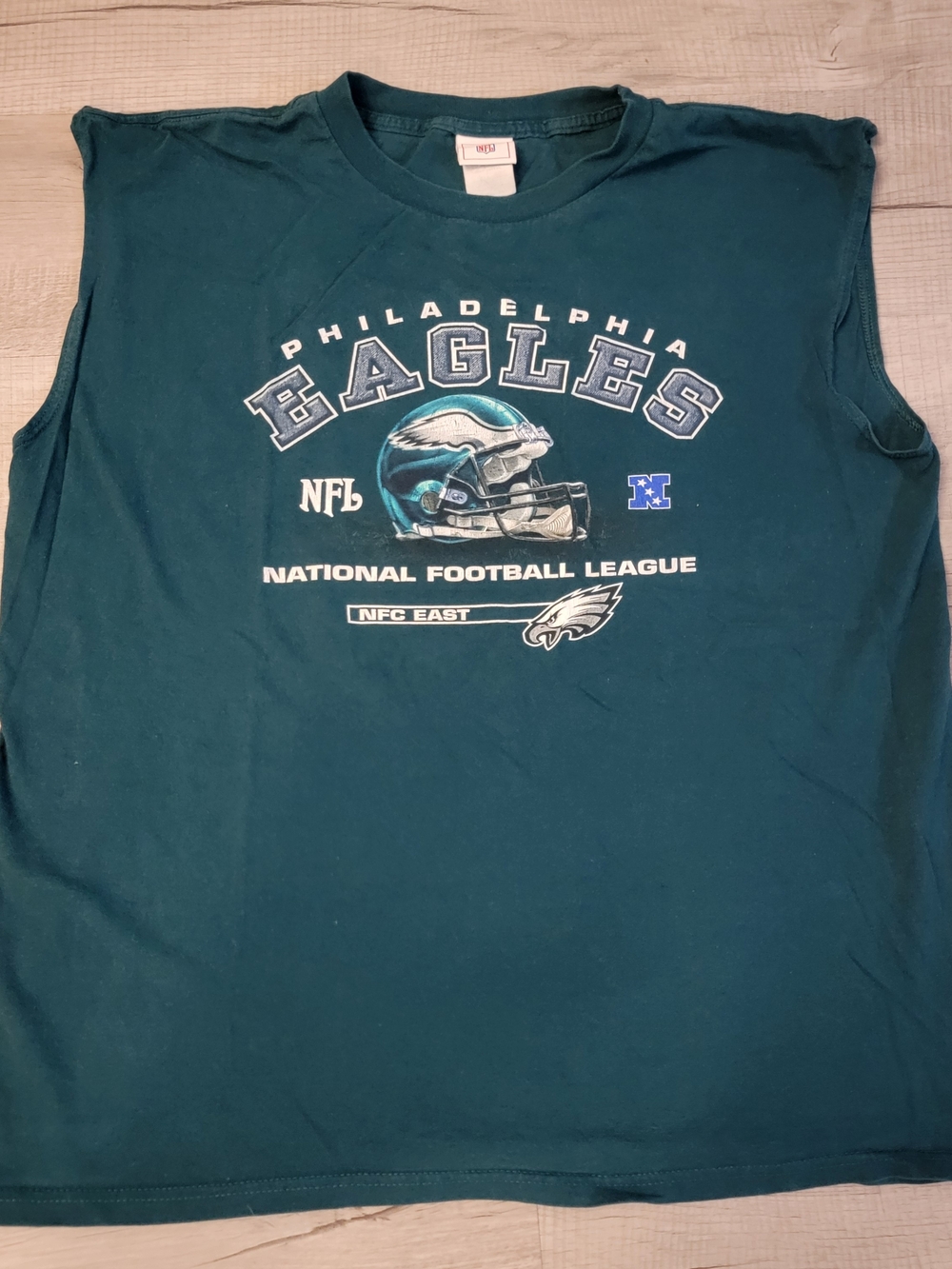 NFL Philadelphia Eagles Teal Sleeveless Fan Tee